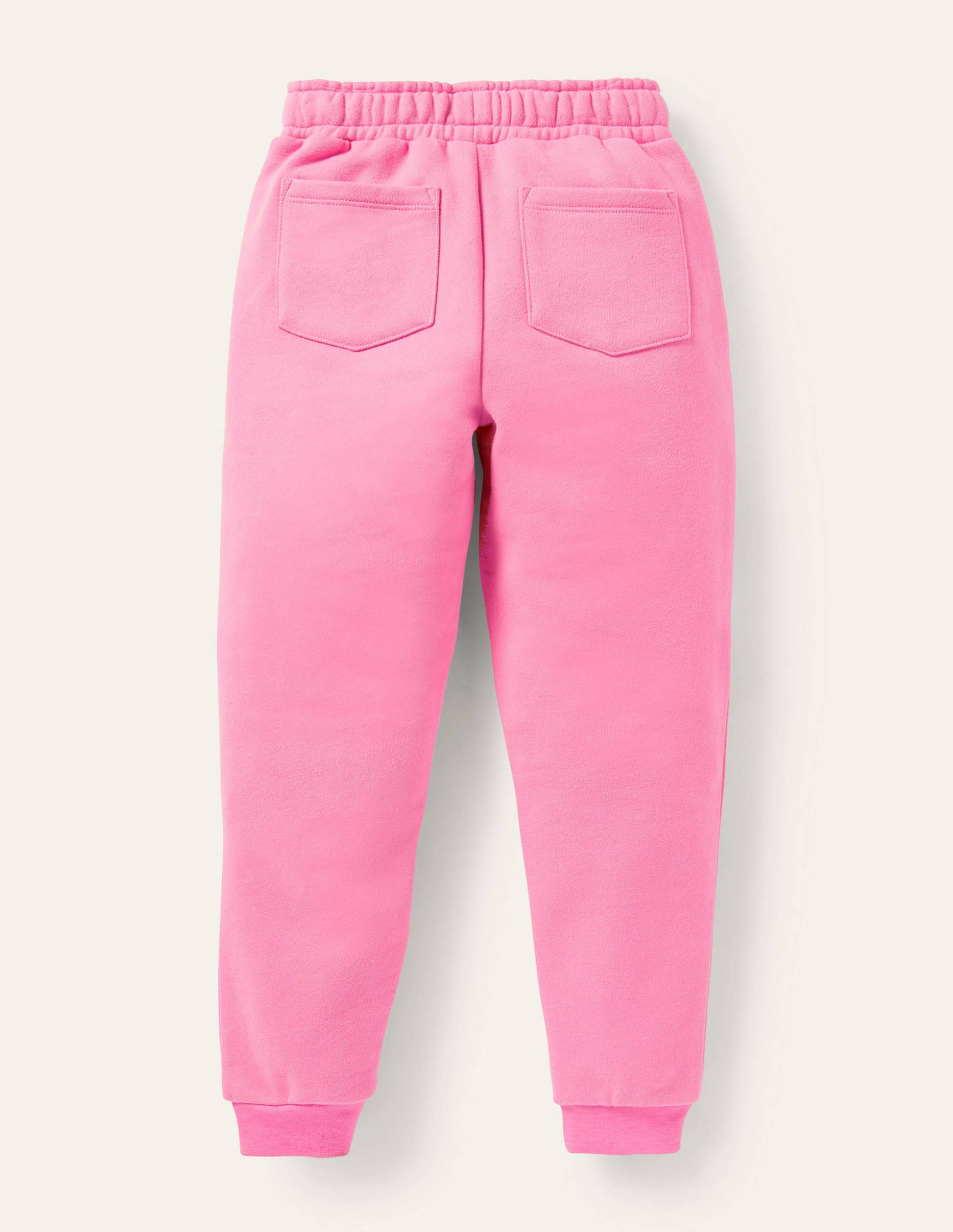 Cosy Appliqué Joggers-Bright Petal Pink Animals-2