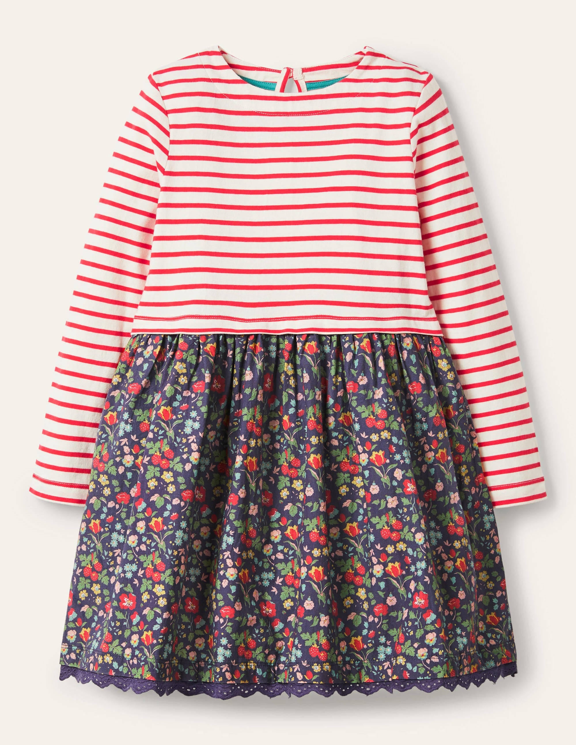 Hotchpotch Dress-Starboard Autumn Berry Floral - Image 1