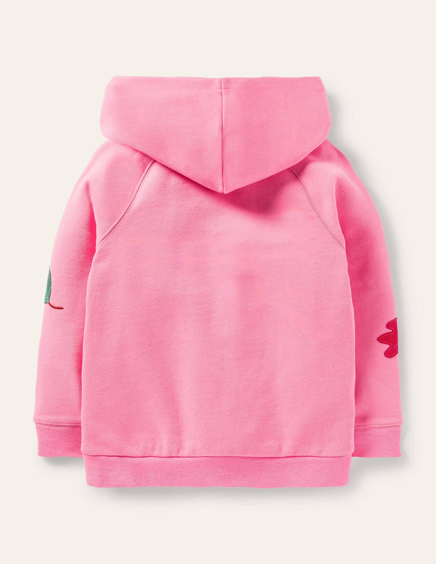 Appliqué Hoodie-Bright Petal Pink Squirrel