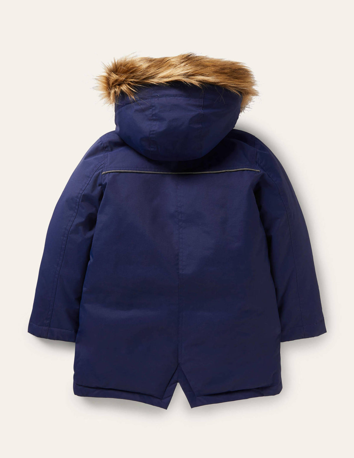 Cosy Waterproof Coat-College Navy Rainbow - Image 2