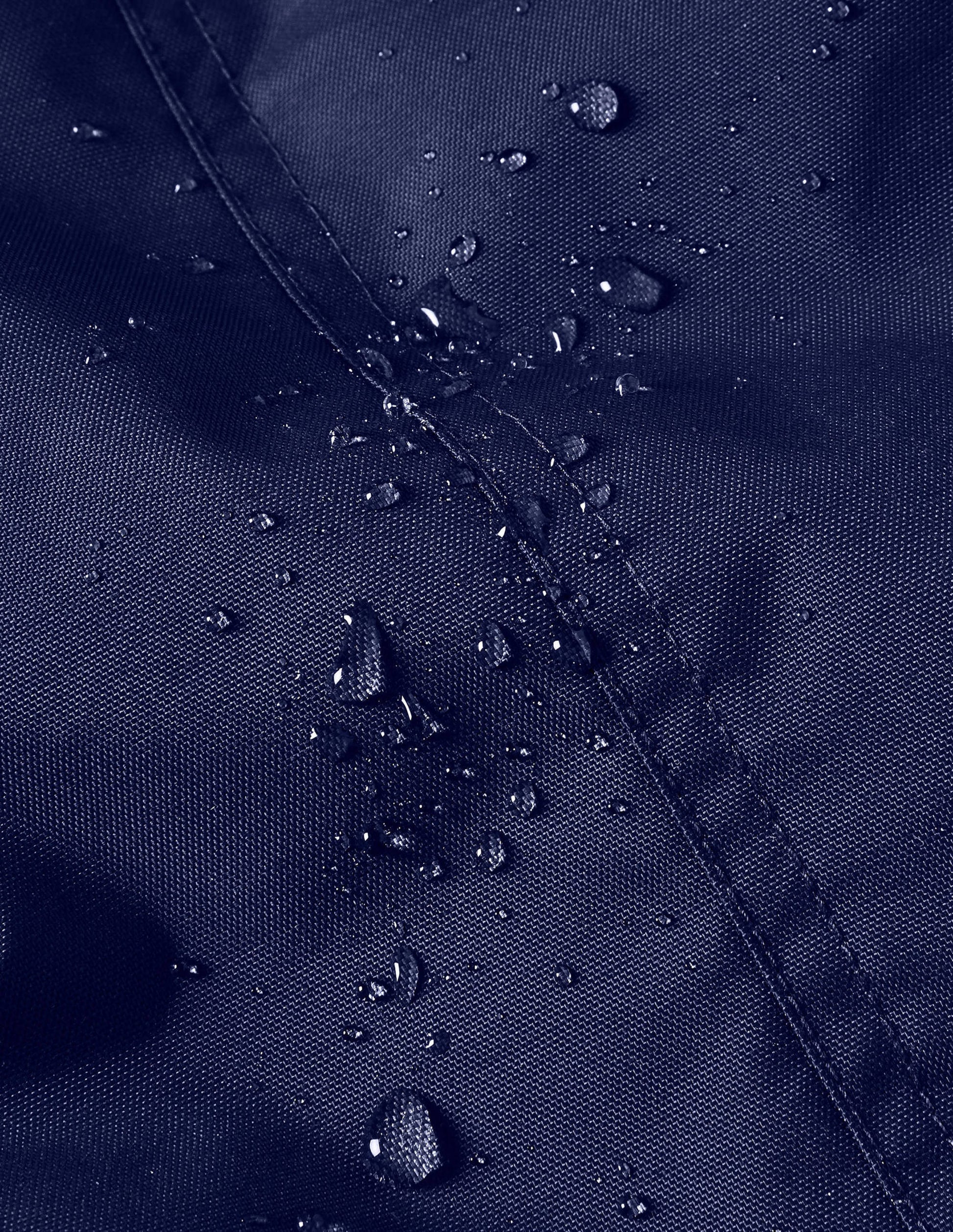 Cosy Waterproof Coat-College Navy Rainbow-4