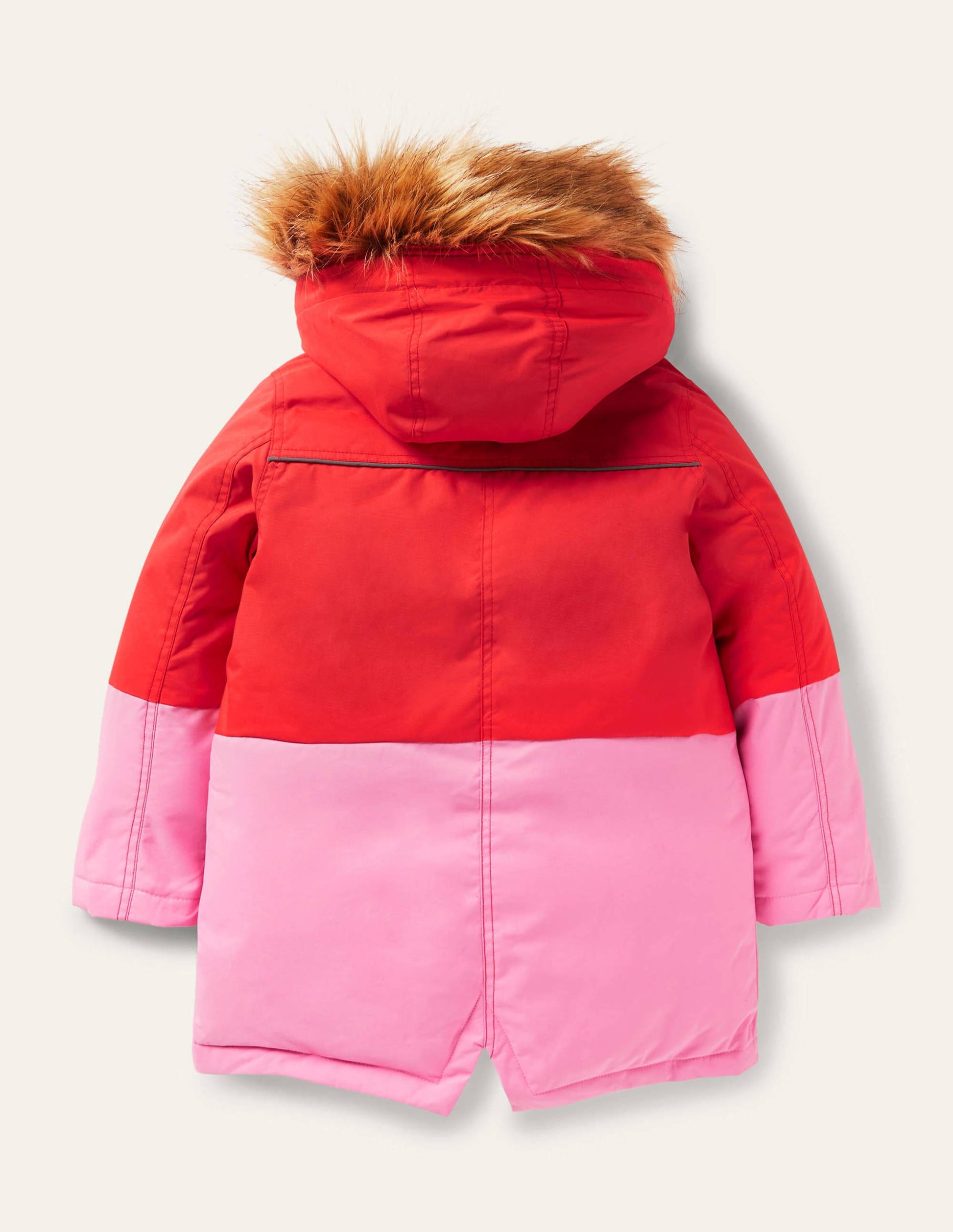 Cosy Waterproof Coat-Rosehip Red-2