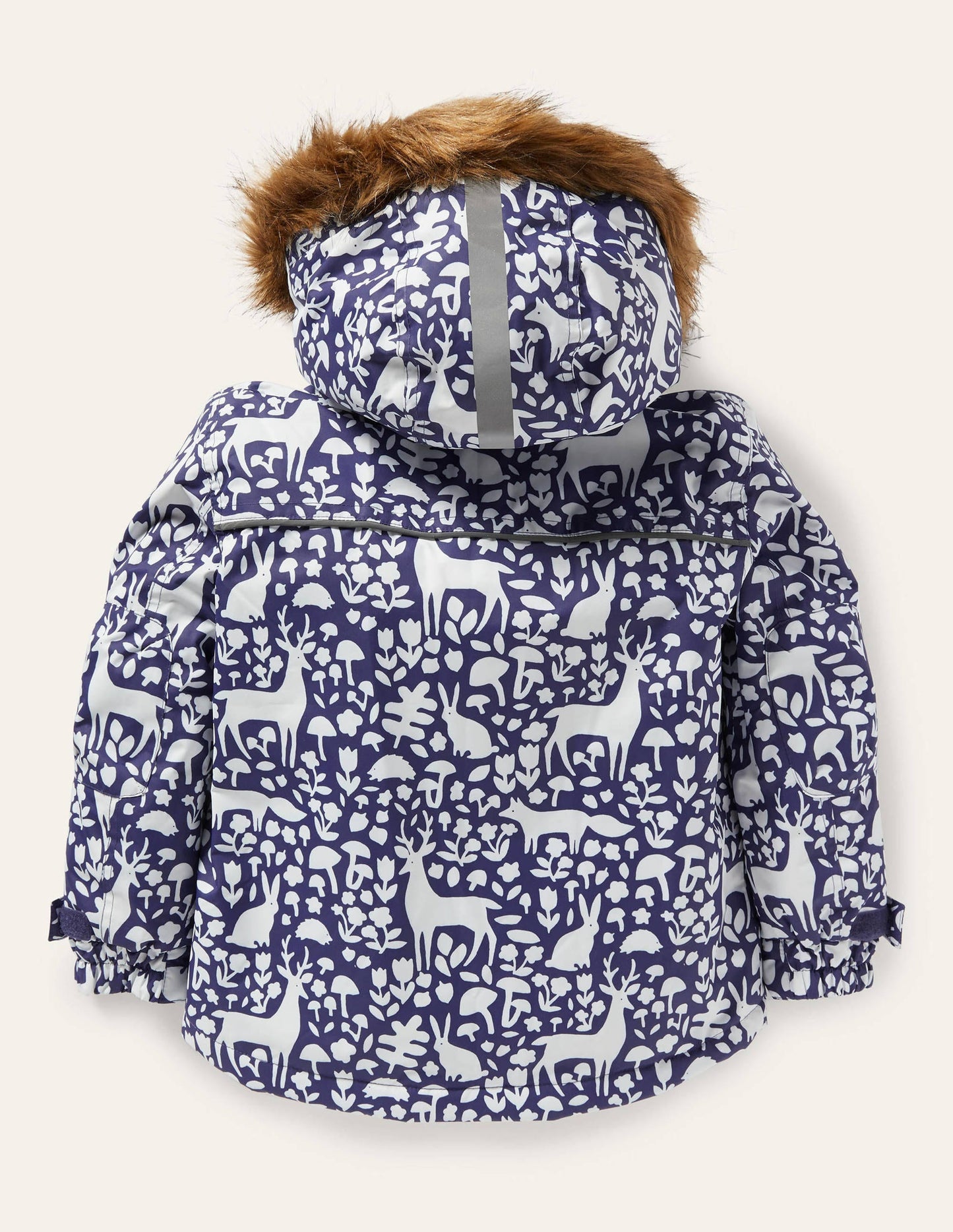 All-Weather Waterproof Jacket-Navy Woodland