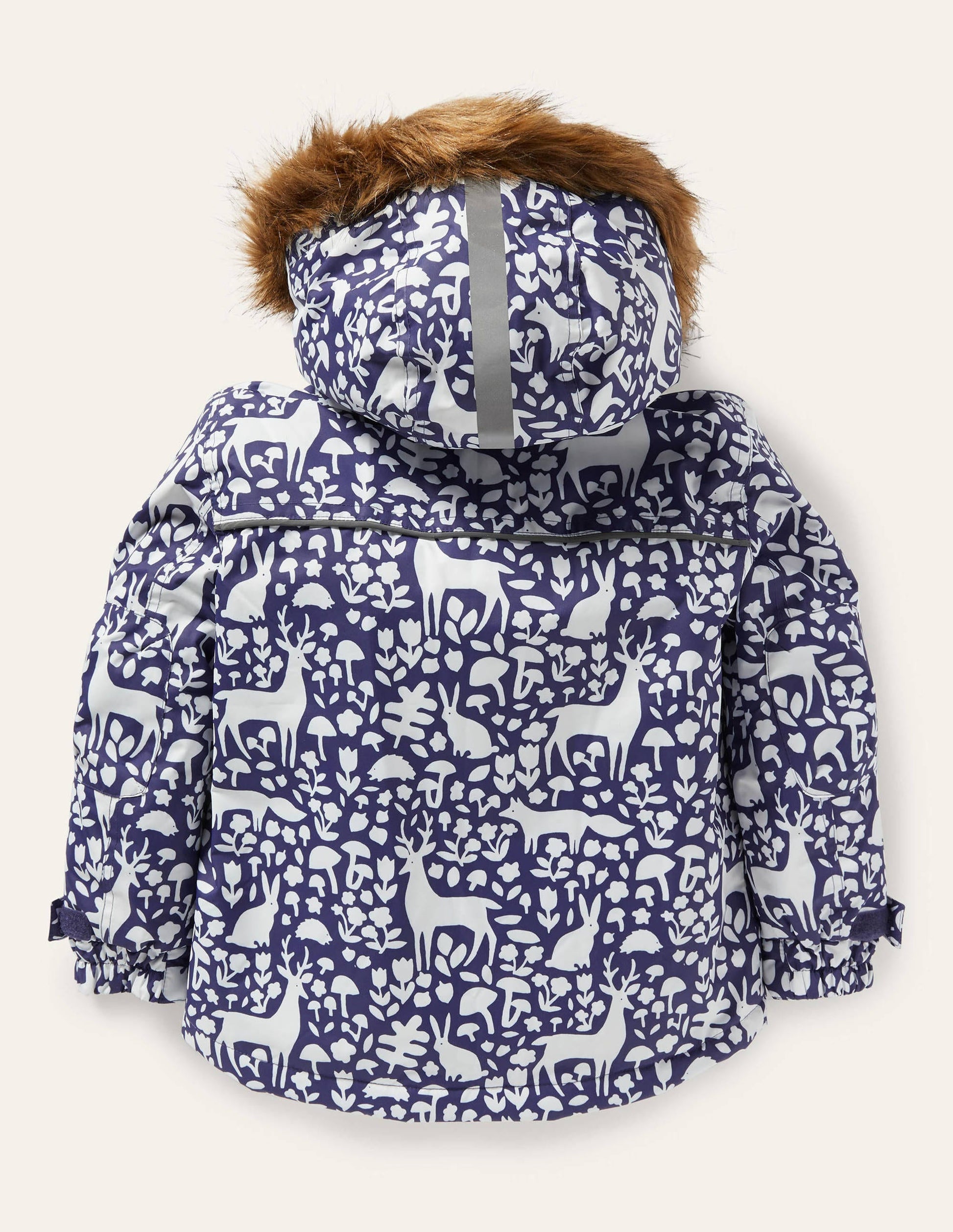 All-Weather Waterproof Jacket-Navy Woodland-4