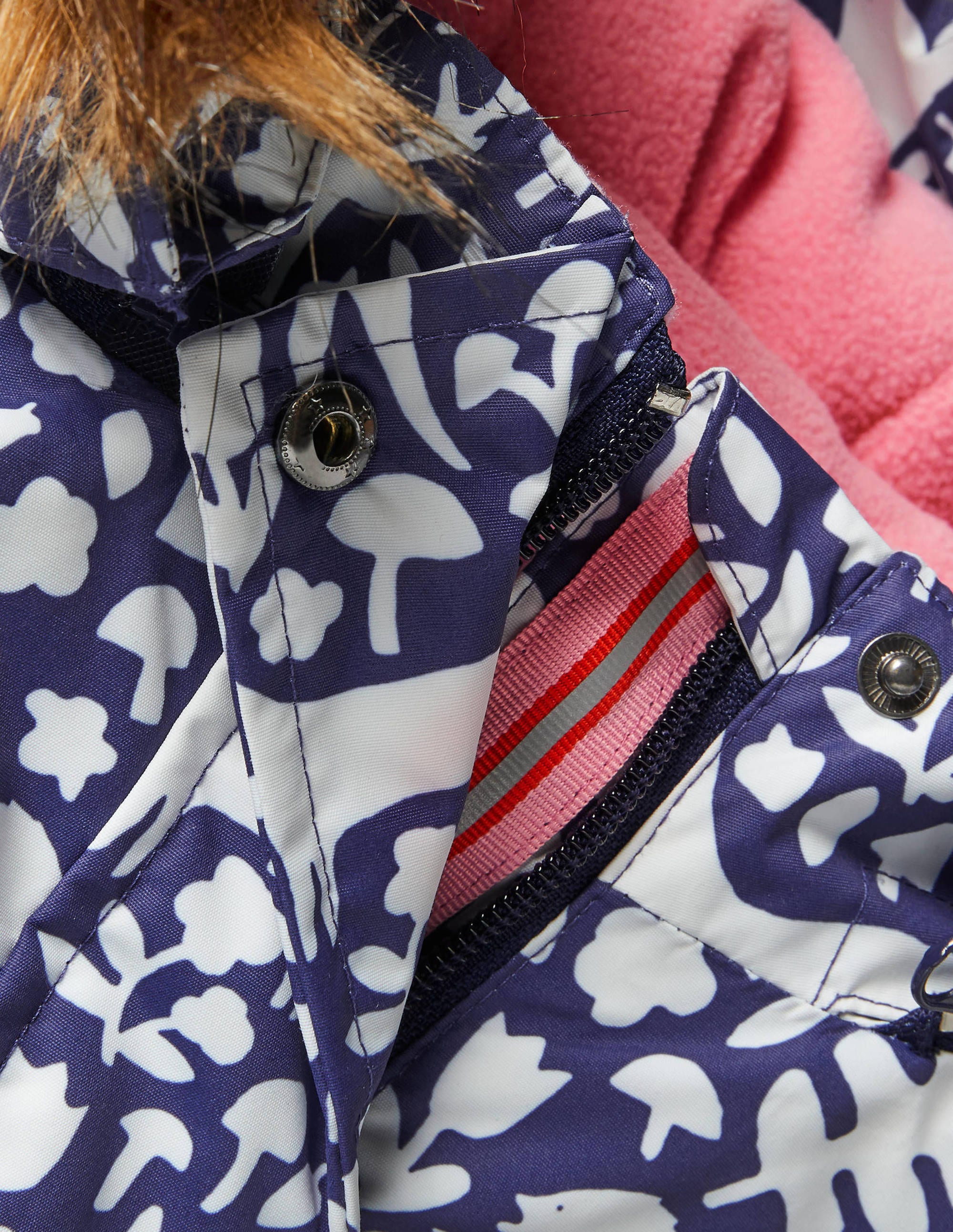 All-Weather Waterproof Jacket-Navy Woodland - Image 3