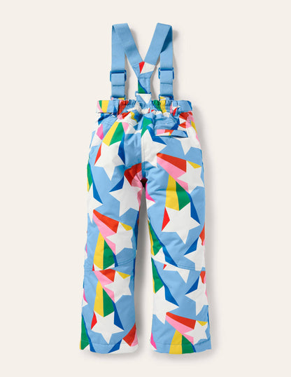 All-Weather Waterproof Trouser-Surfboard Blue Rainbow Star-2