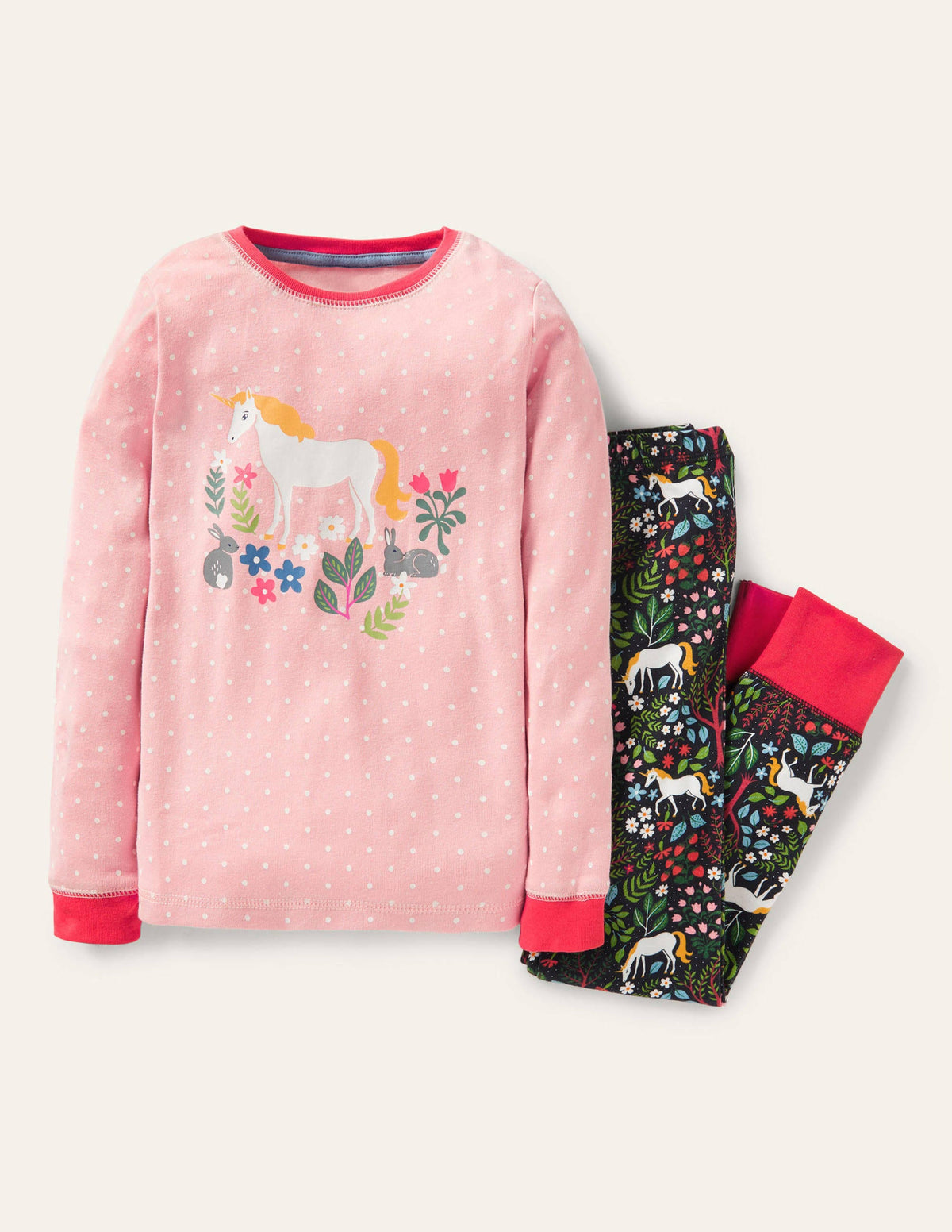 Snug Long John Pyjamas-Starboard Blue Unicorn - Image 1