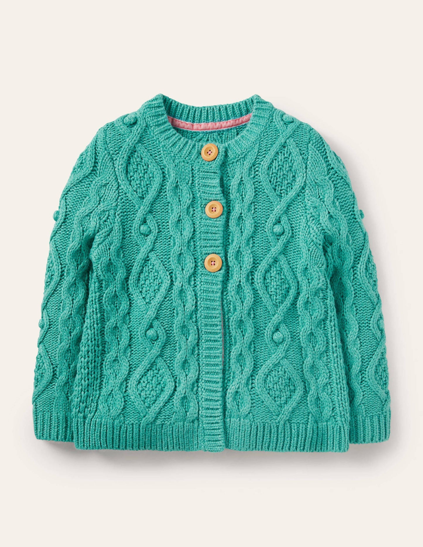 Cable Cardigan-Brook Blue