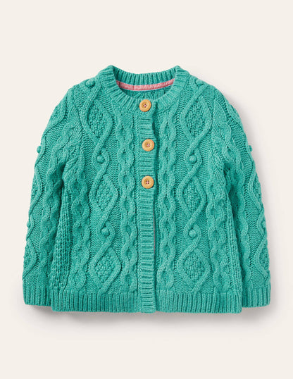Cable Cardigan-Brook Blue-1