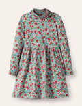 Roll Neck Supersoft Dress-Multi Vintage Bloom