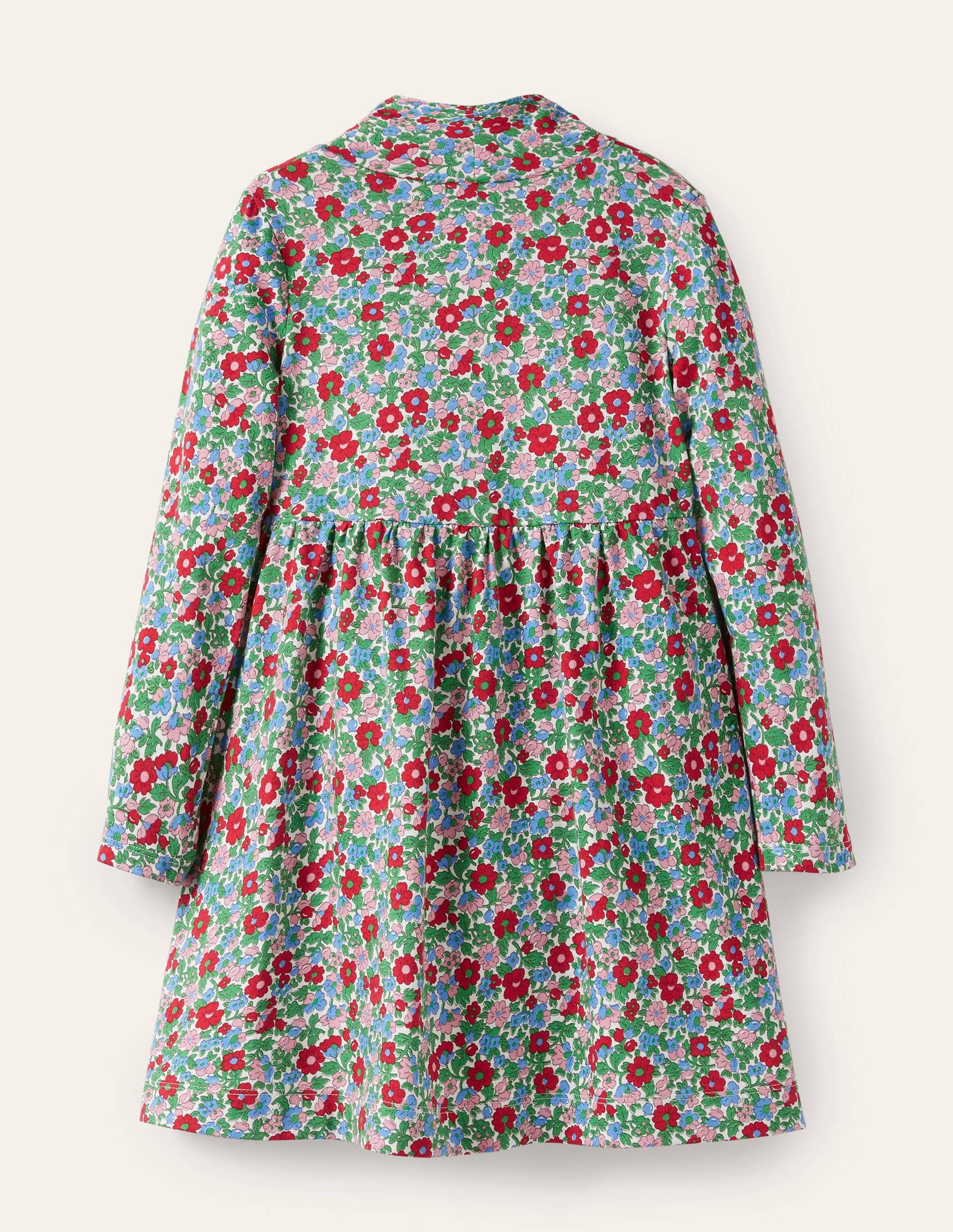 Roll Neck Supersoft Dress-Multi Vintage Bloom - Image 2