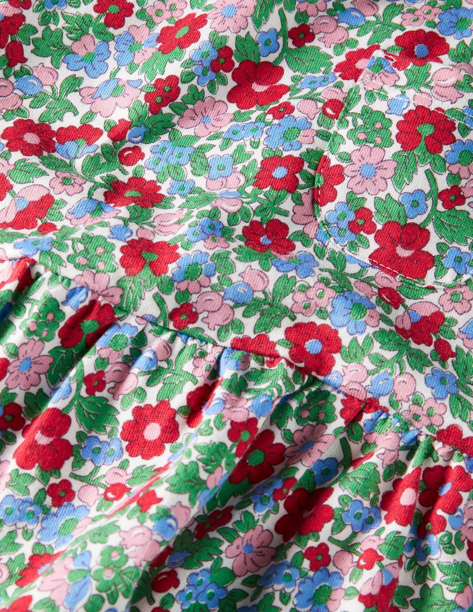Roll Neck Supersoft Dress-Multi Vintage Bloom - Image 3