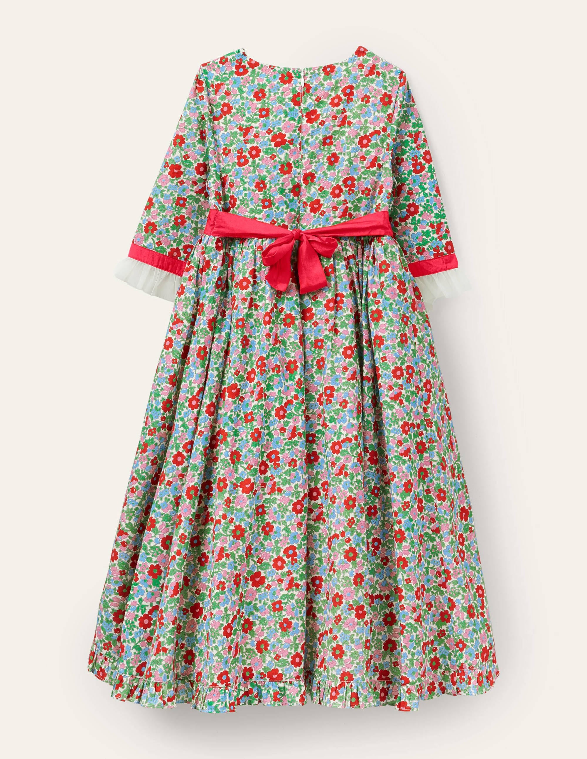 Floral Tiered Dress-Multi Vintage Bloom - Image 2