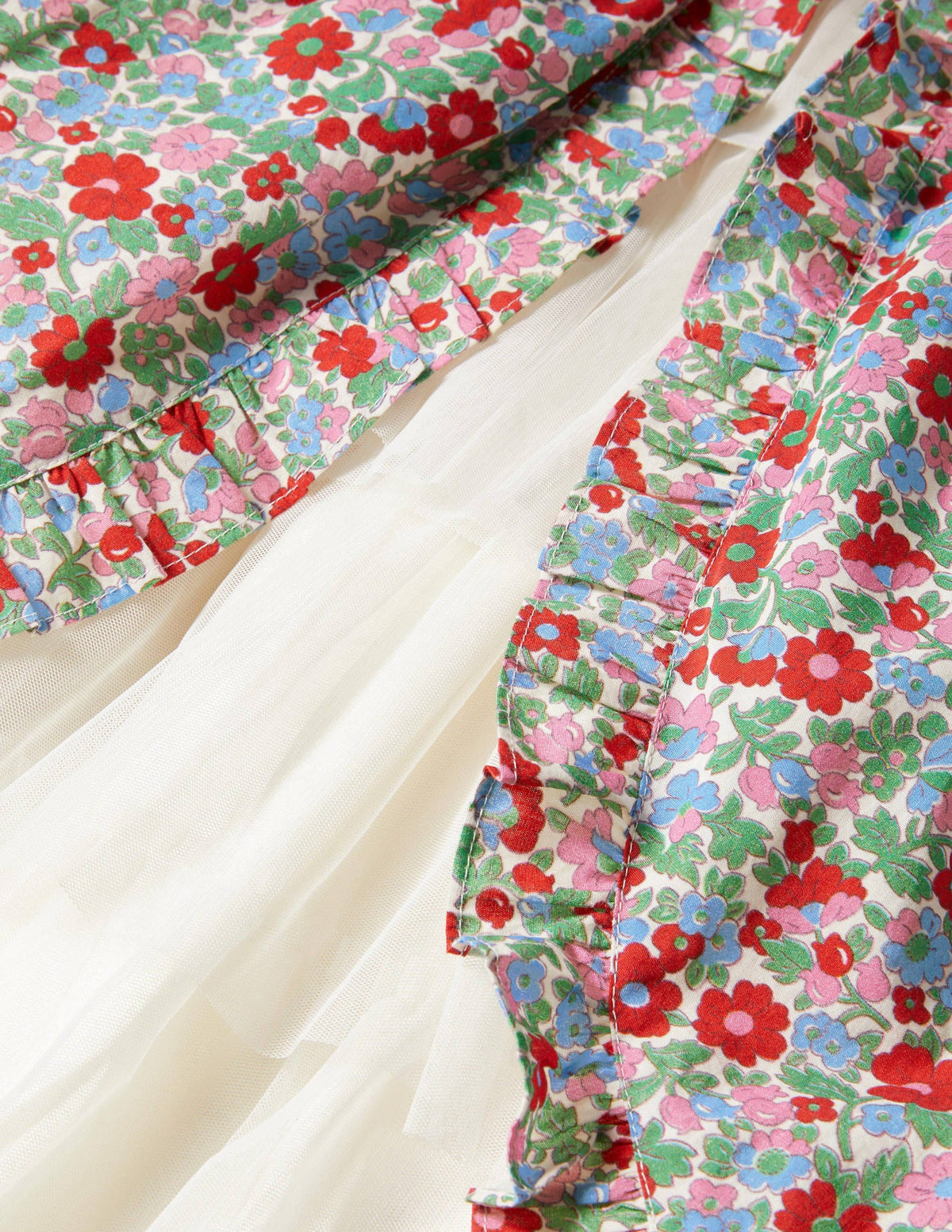Floral Tiered Dress-Multi Vintage Bloom - Image 3