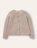 Cotton Cashmere Mix Cardigan-Gold Sparkle