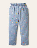 Pull-on Trousers-Chambray Multi Spot