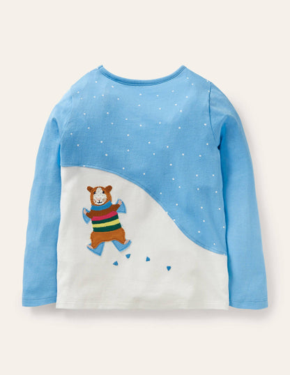Front & Back T-shirt-Surfboard Blue Guinea Pigs-3