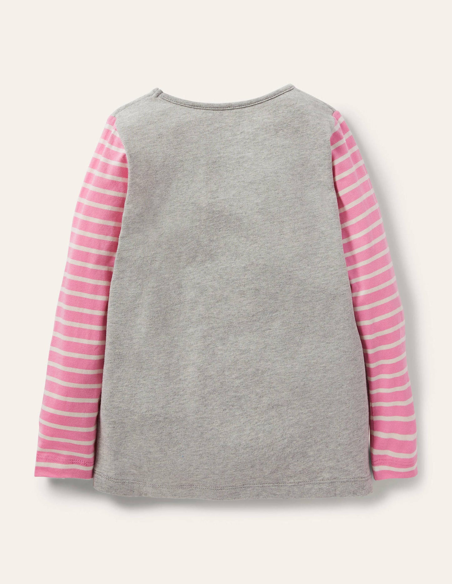 Hotchpotch Animal T-shirt-Grey Marl Ice Skating