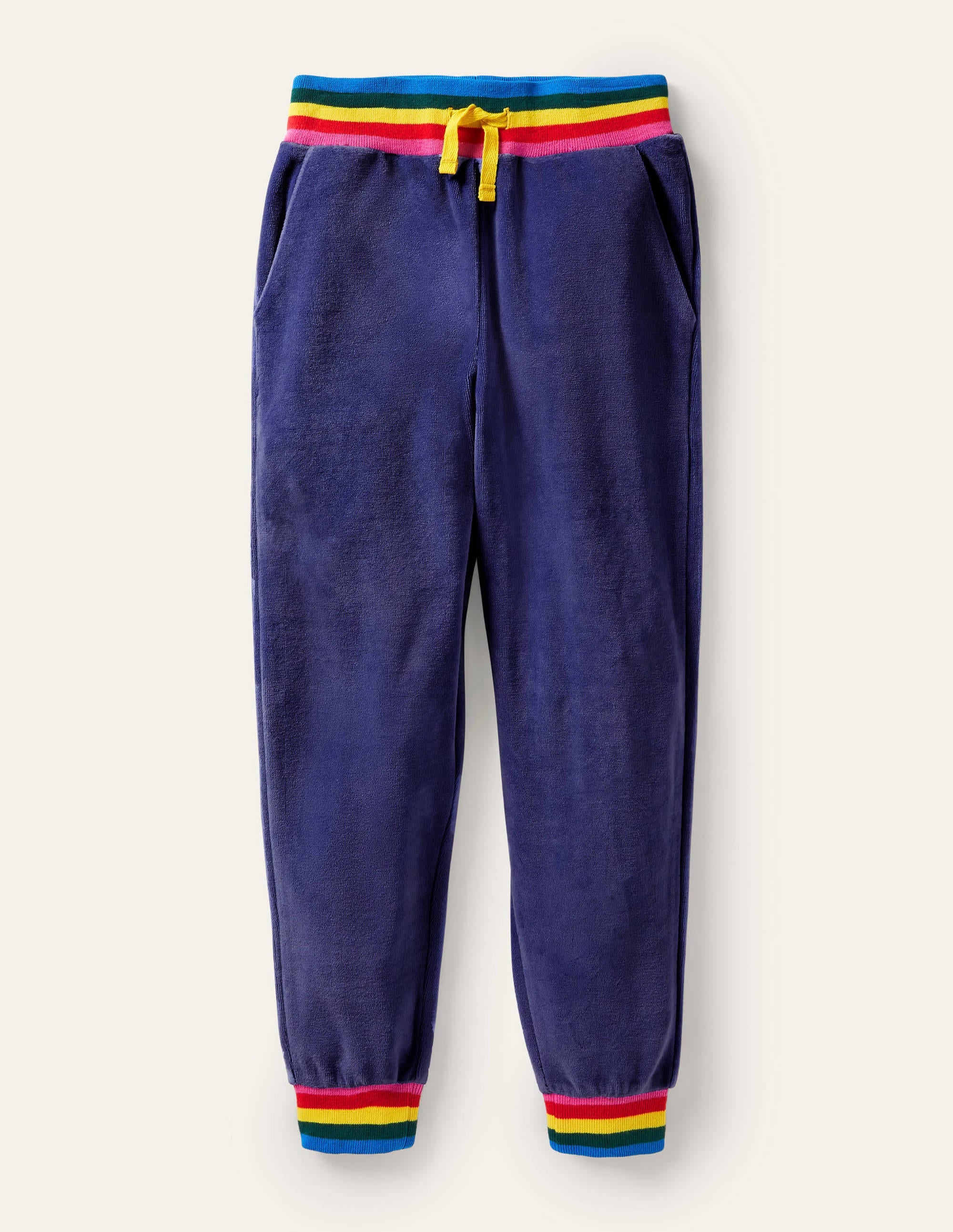 Velour Joggers-Starboard Blue - Image 1