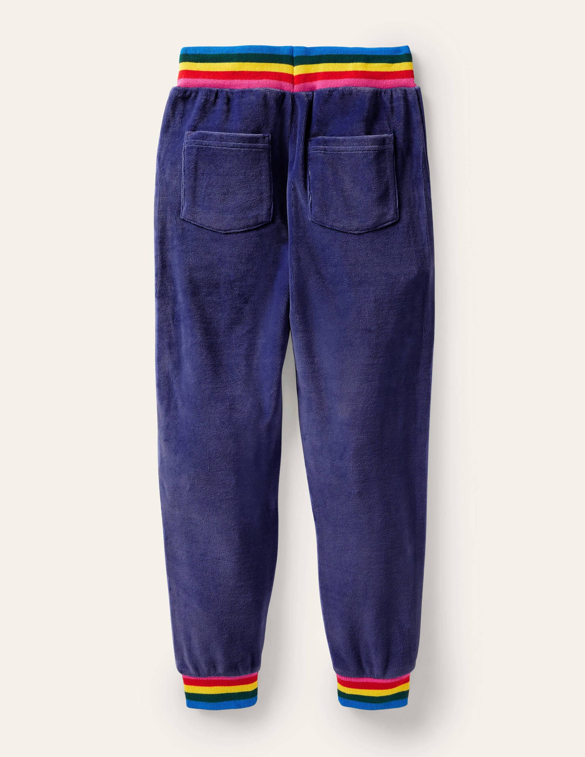 Velour Joggers-Starboard Blue - Image 2