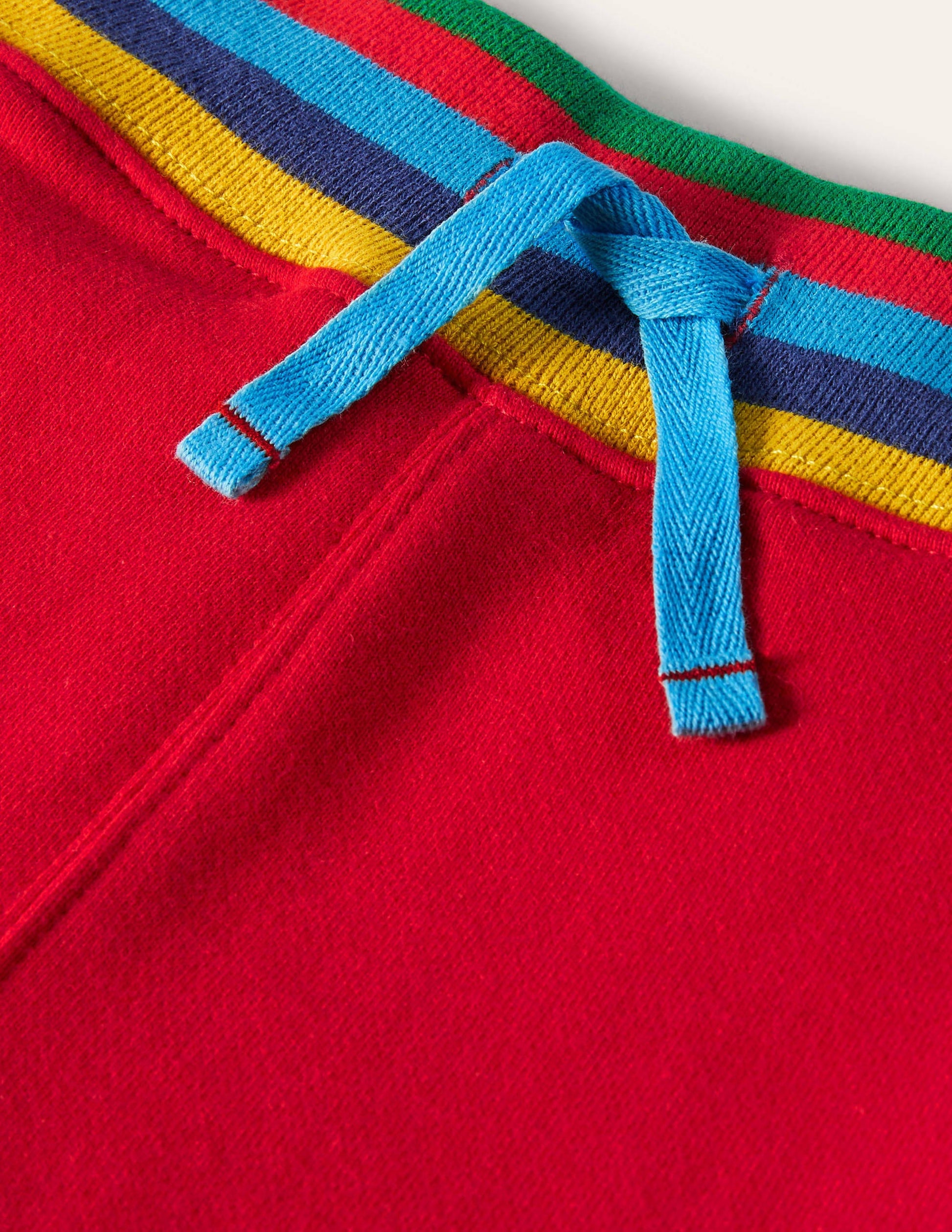 Rainbow Rib Jersey Bottoms-Rockabilly Red-3