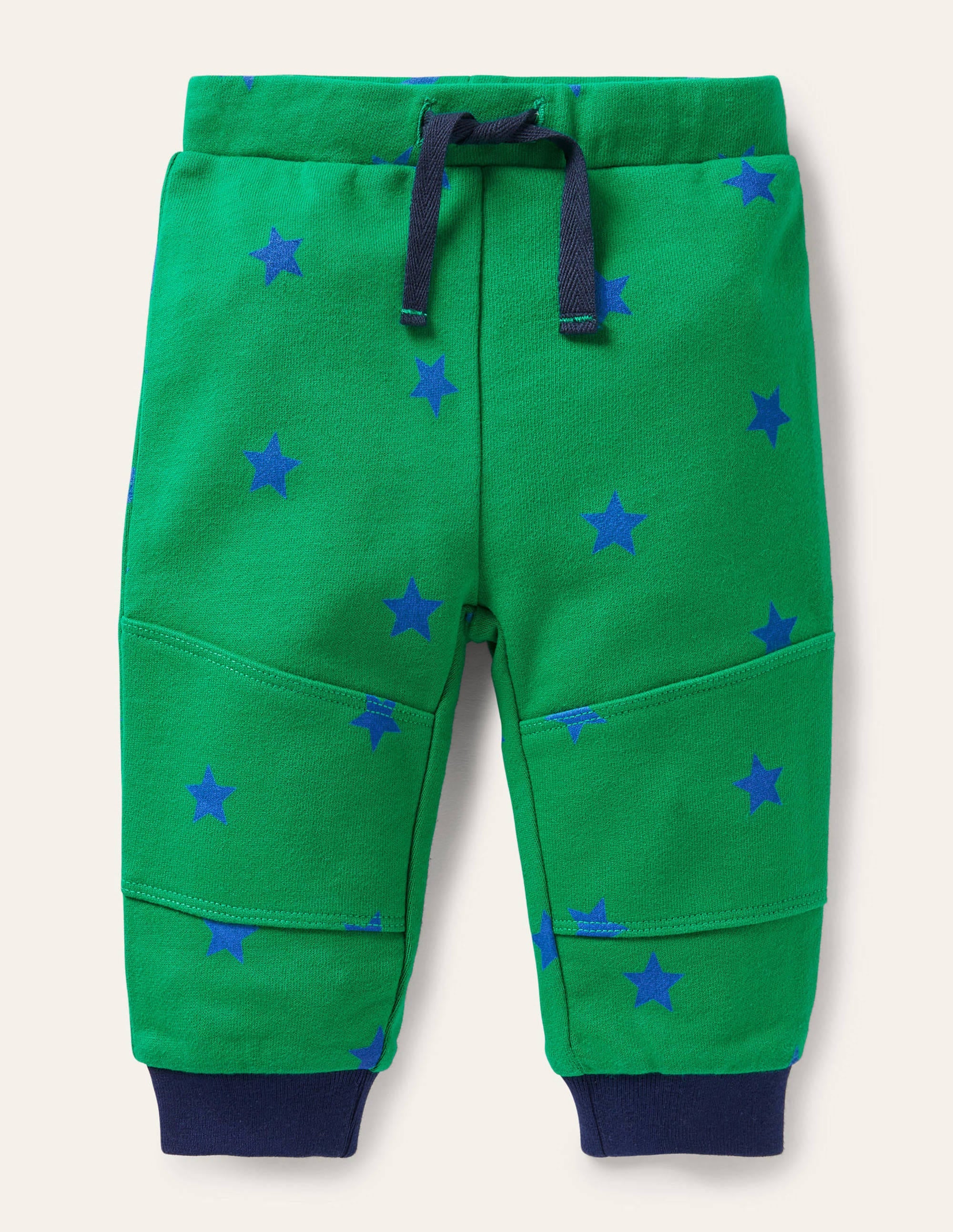 Warrior Knee Jersey Bottoms-Sapling Green Stars - Image 1