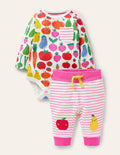 Body & Leggings Set-Ivory Garden Gang