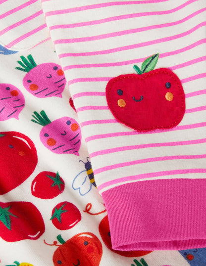 Body & Leggings Set-Ivory Garden Gang-3