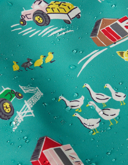 Water-resistant Coat-Brook Blue Farmyard-4