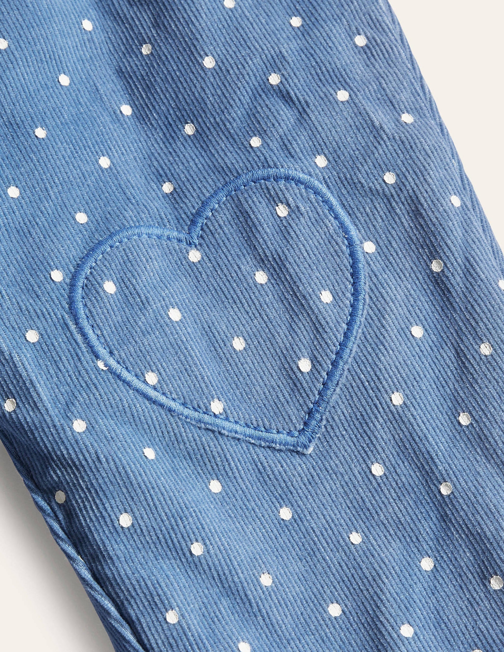 Spotty Cord Trousers-Elizabethan Blue-3