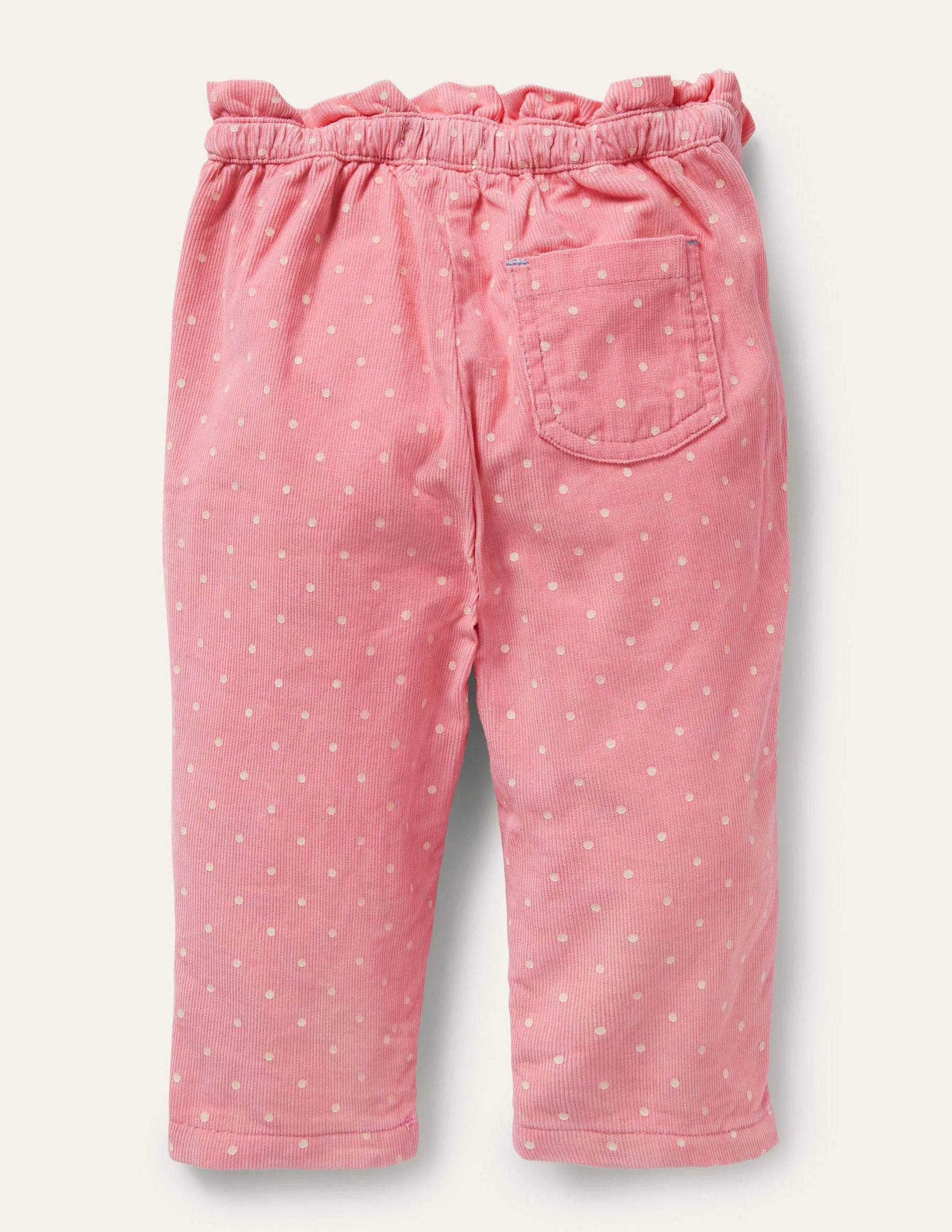 Spotty Cord Trousers-Formica Pink-2