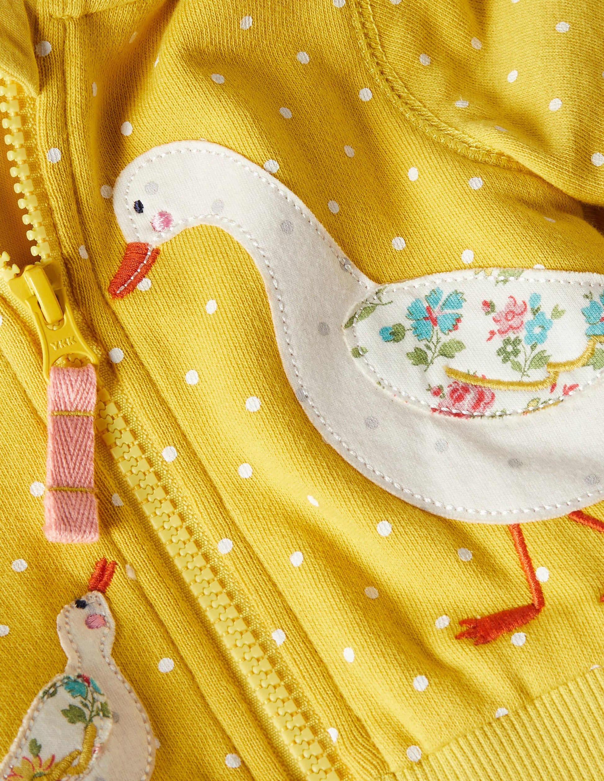 Shaggy-lined Hoodie-Sweetcorn Yellow Ducks-3