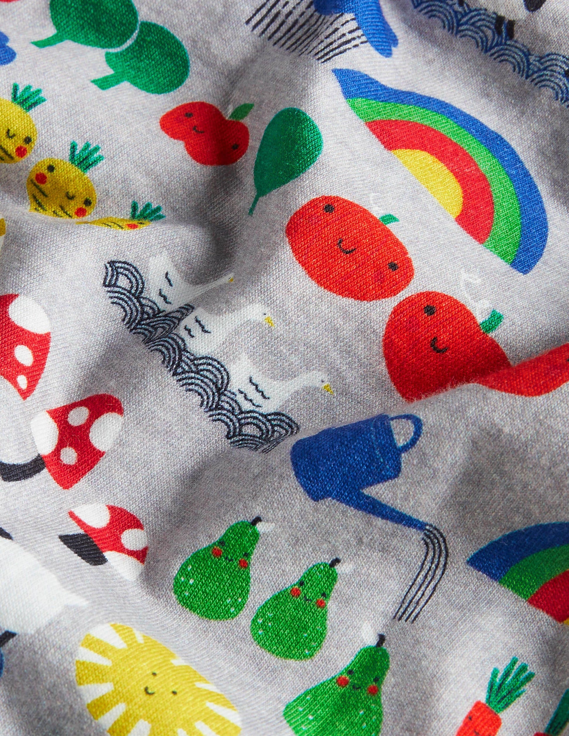 Farm Twin Pack T-shirts-Grey Marl Rainbow Farm-3
