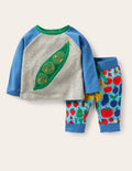 Jersey Graphic Play Set-Winter Sky Garden Gang
