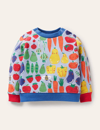 Cosy Sweatshirt-Winter Sky Garden Gang-1