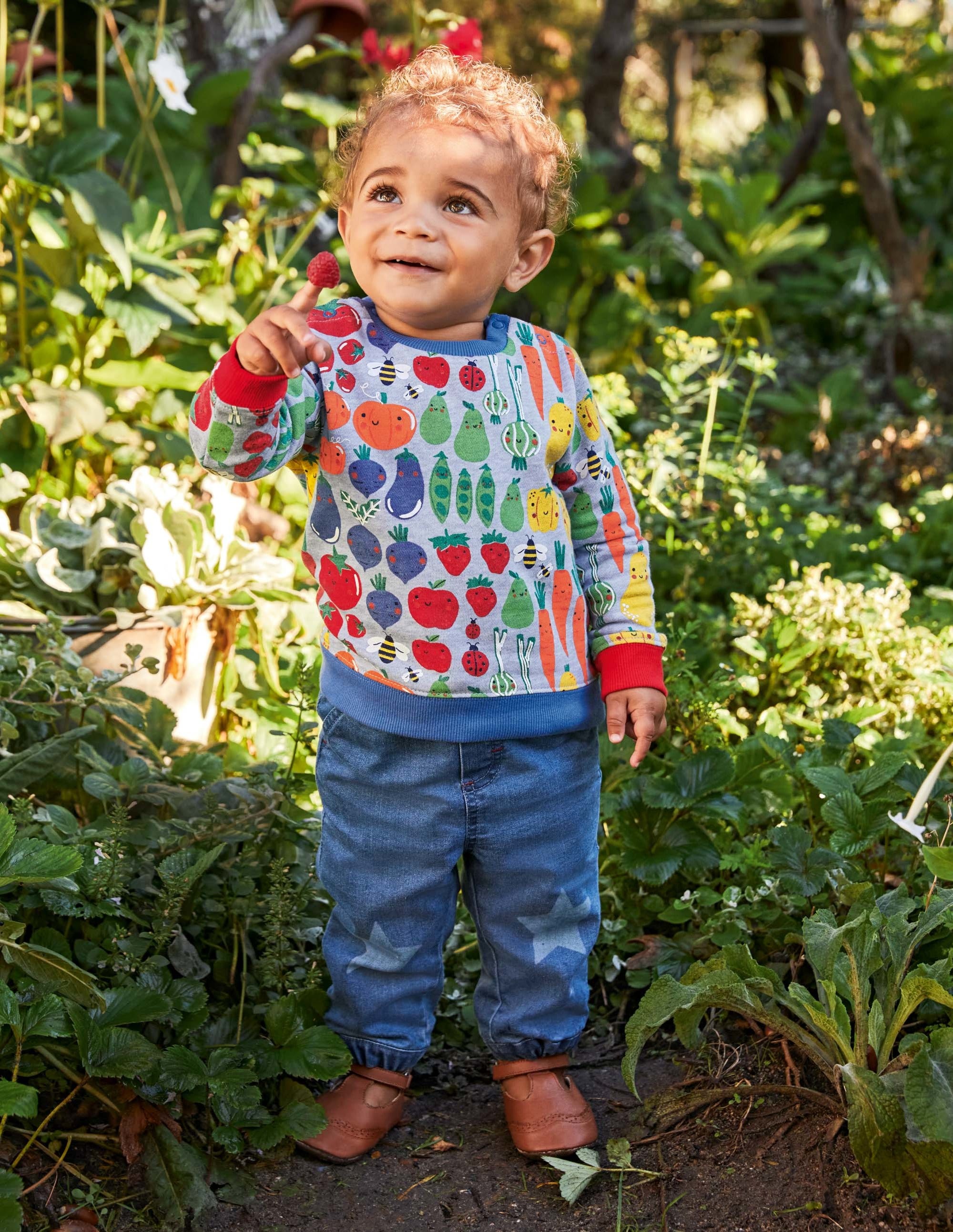 Cosy Sweatshirt-Winter Sky Garden Gang - Image 5