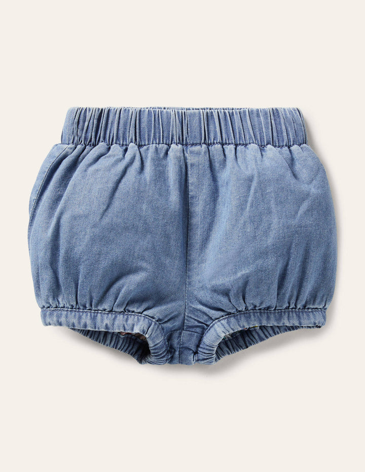 Chambray Bloomers-Chambray Blue