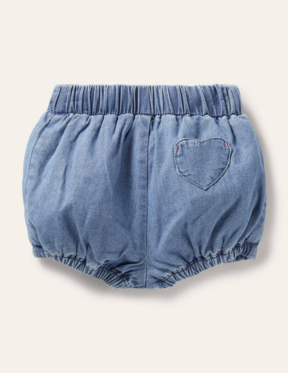 Chambray Bloomers-Chambray Blue-2