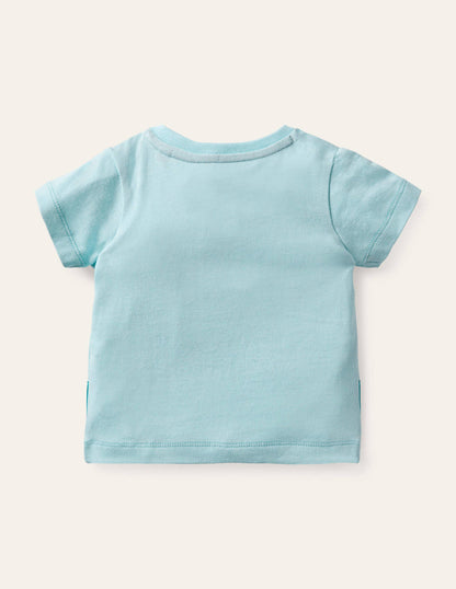Animal Adventures Flap T-shirt-Provence Blue Lighthouse-2