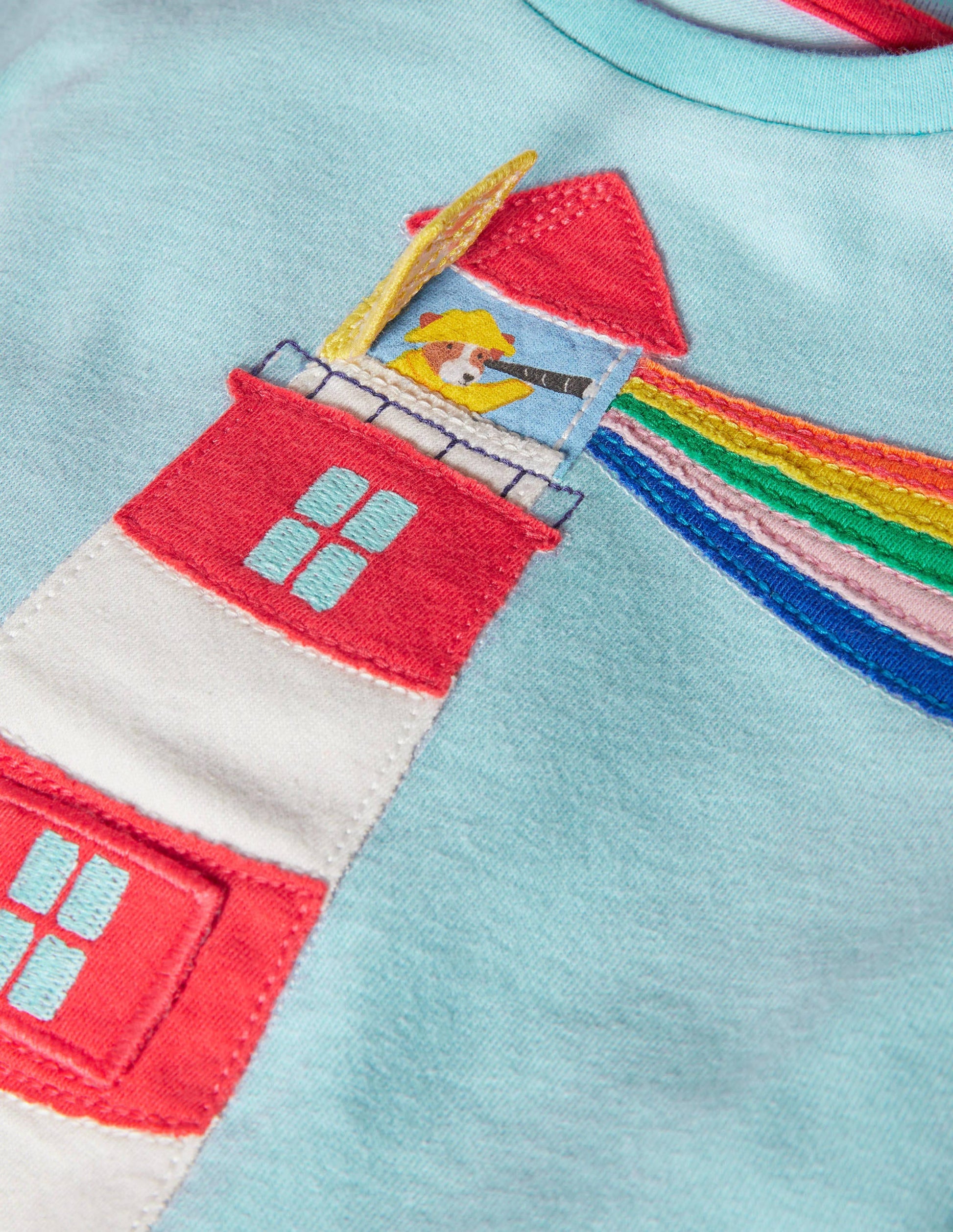 Animal Adventures Flap T-shirt-Provence Blue Lighthouse-3