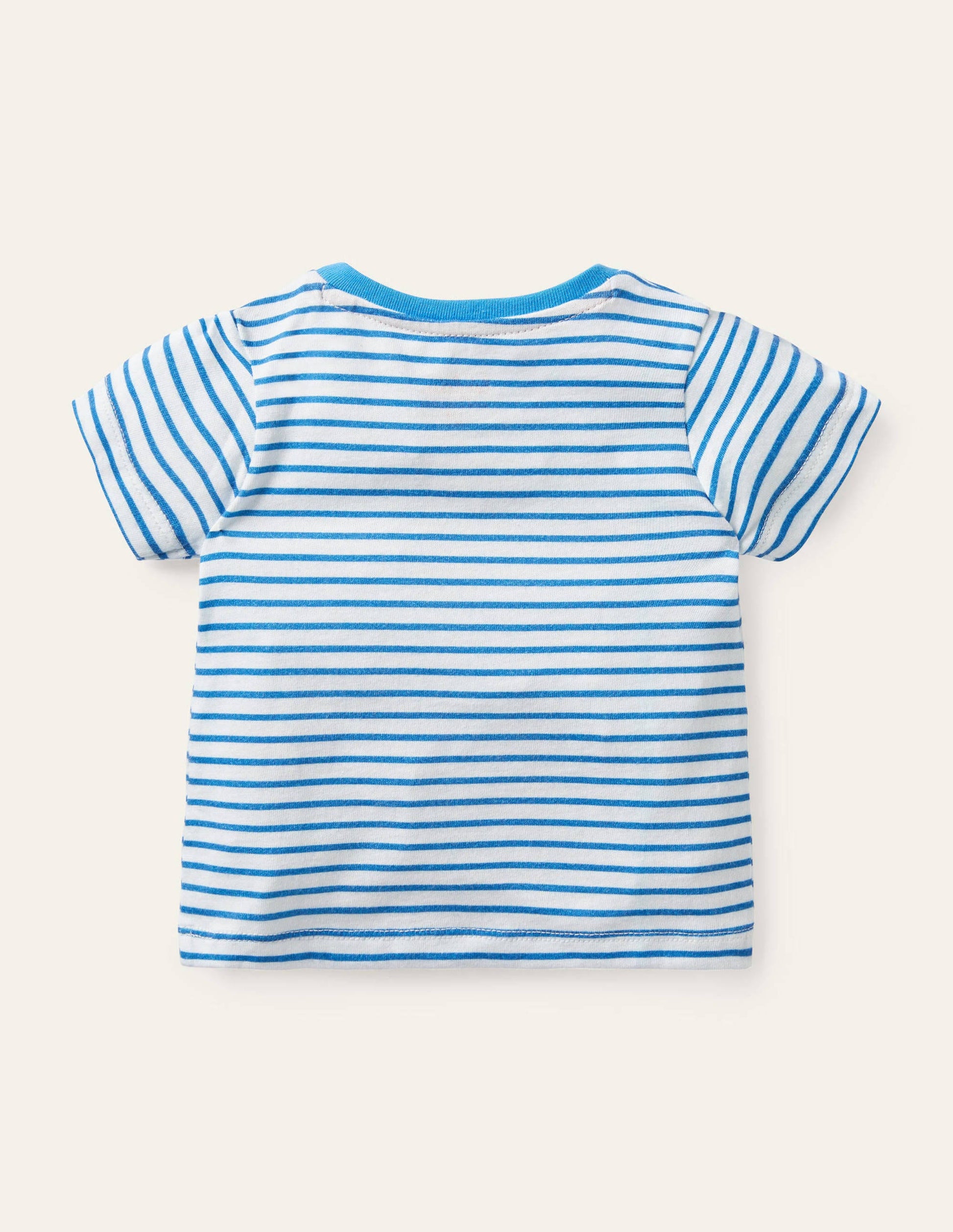 Animal Adventures Flap T-shirt-Ivory/Moroccan Blue Octopus-3