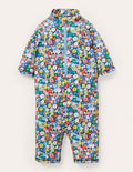 Sun-safe Surf Suit-Firecracker Flowerpatch