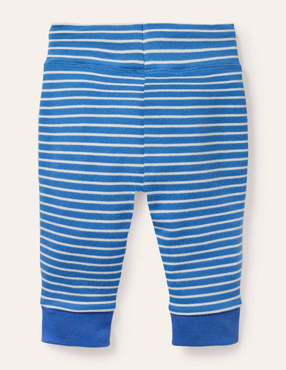 Appliqué Jersey Bottoms-Venice Blue/Ivory-2