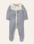 Organic Sleepsuit-Multi Stars