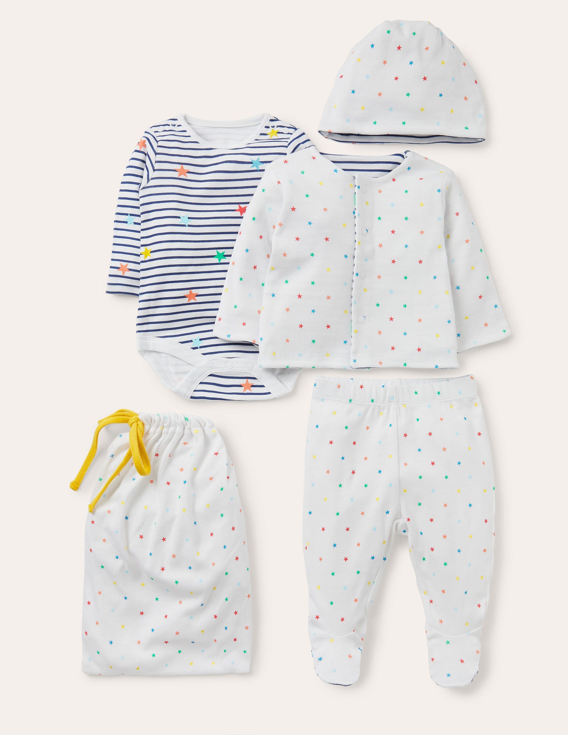 Organic Stars 4 Piece Gift Set-Multi Stars-1