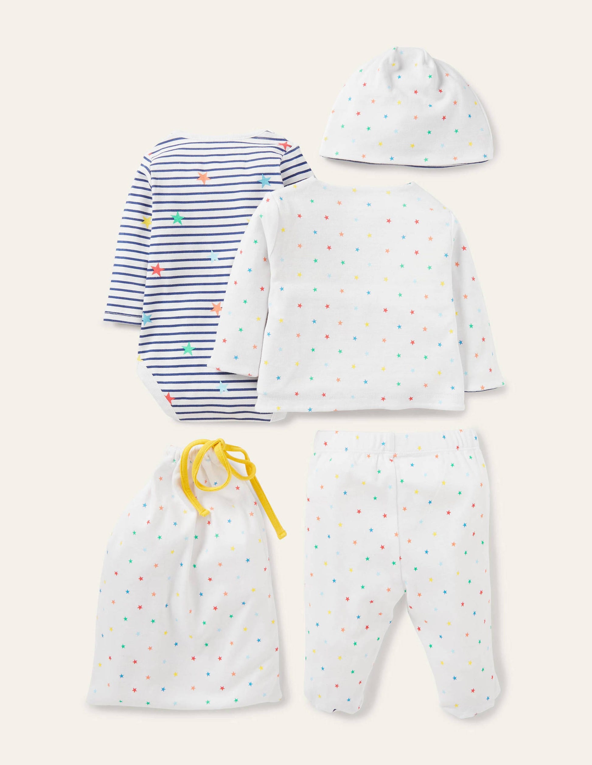 Organic Stars 4 Piece Gift Set-Multi Stars-2