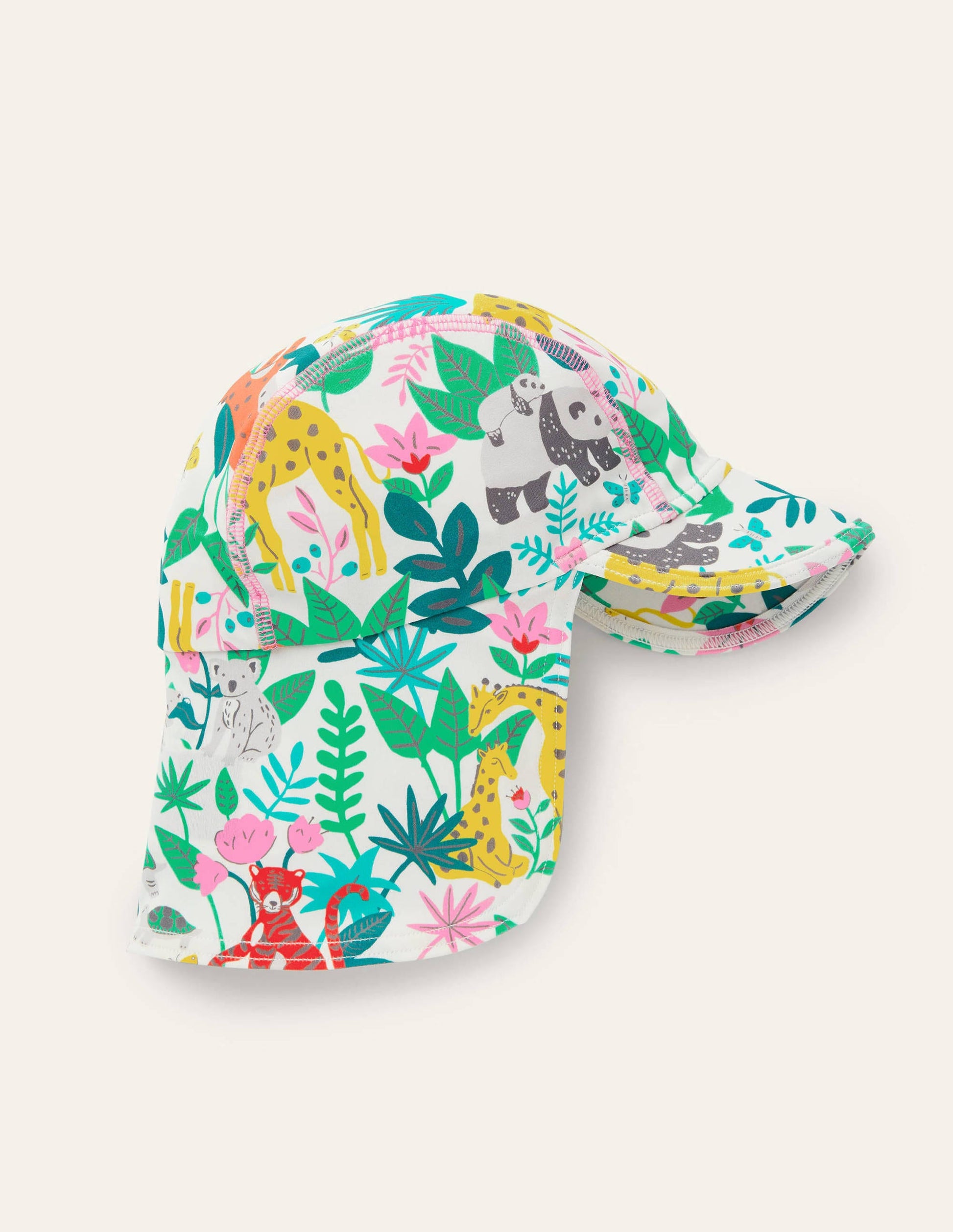 Sun-safe Swim Hat-Multi Jungle-1