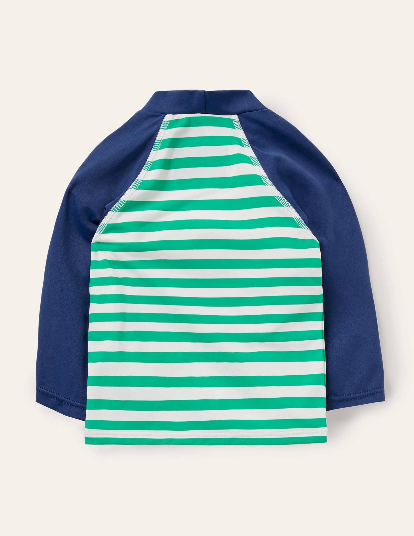 Appliqué Rash Vest-Sapling Green/Ivory Giraffe