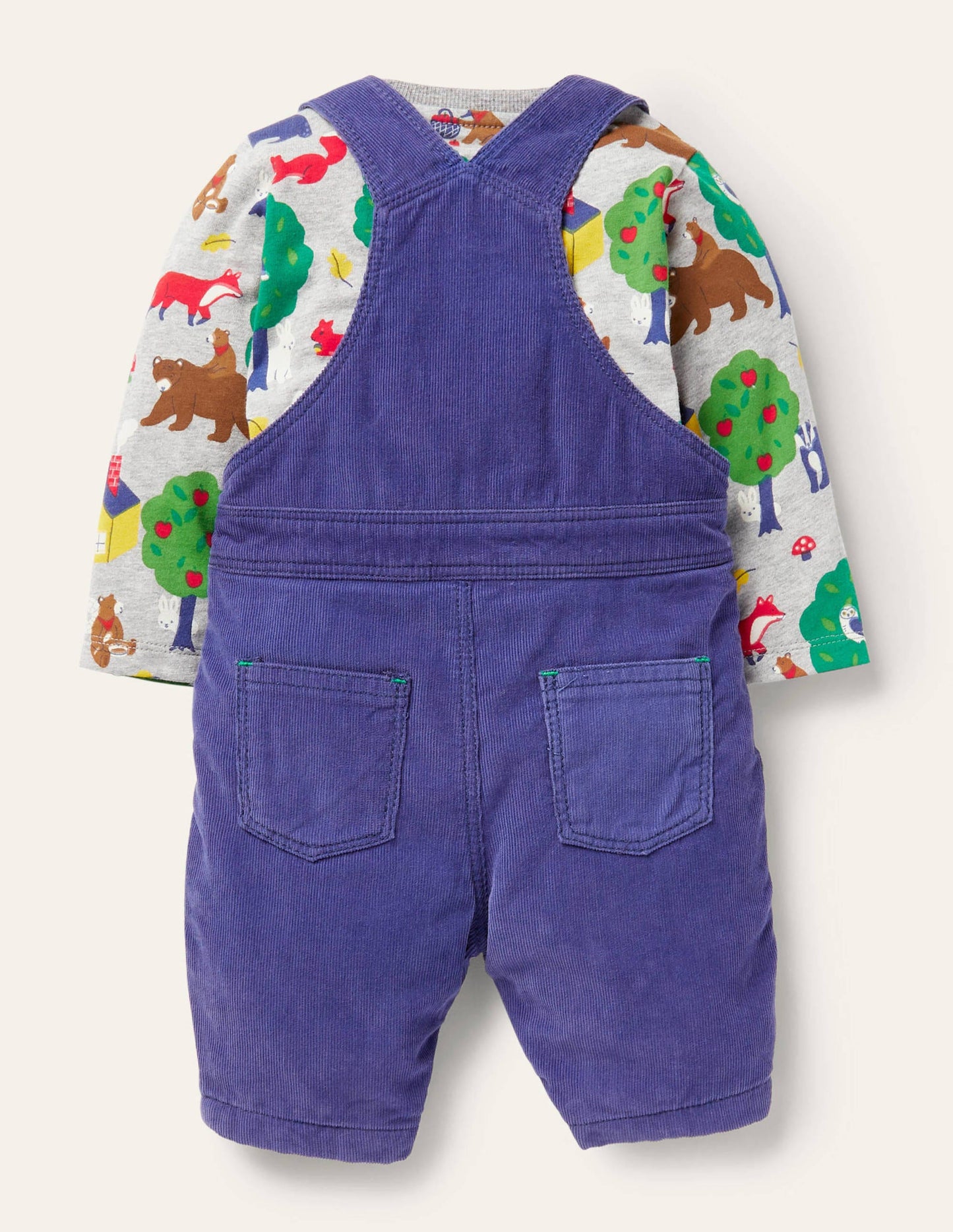 Badger Dungaree Set-Starboard Blue Badger