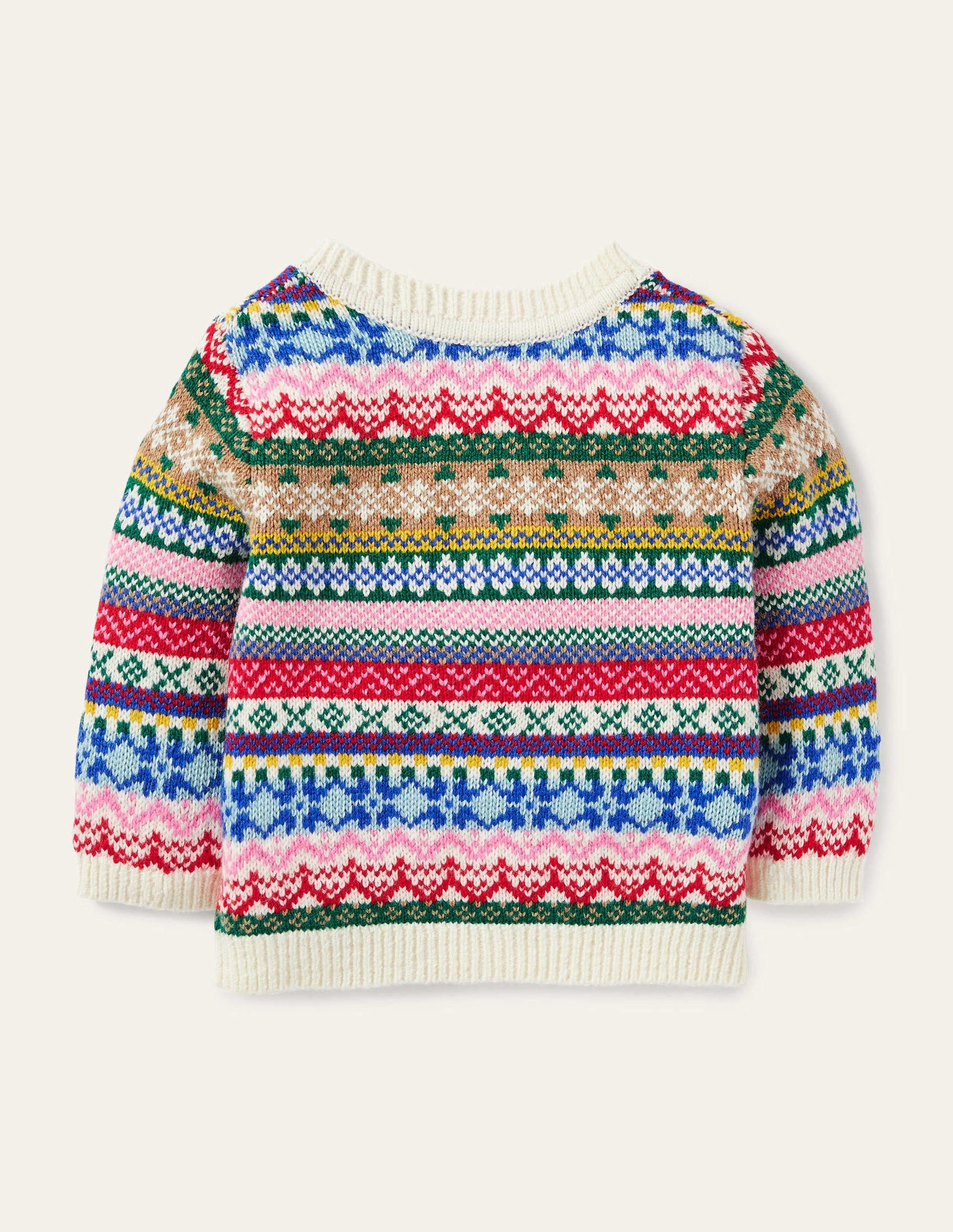 All-over Fair Isle Cardigan-Multi-3